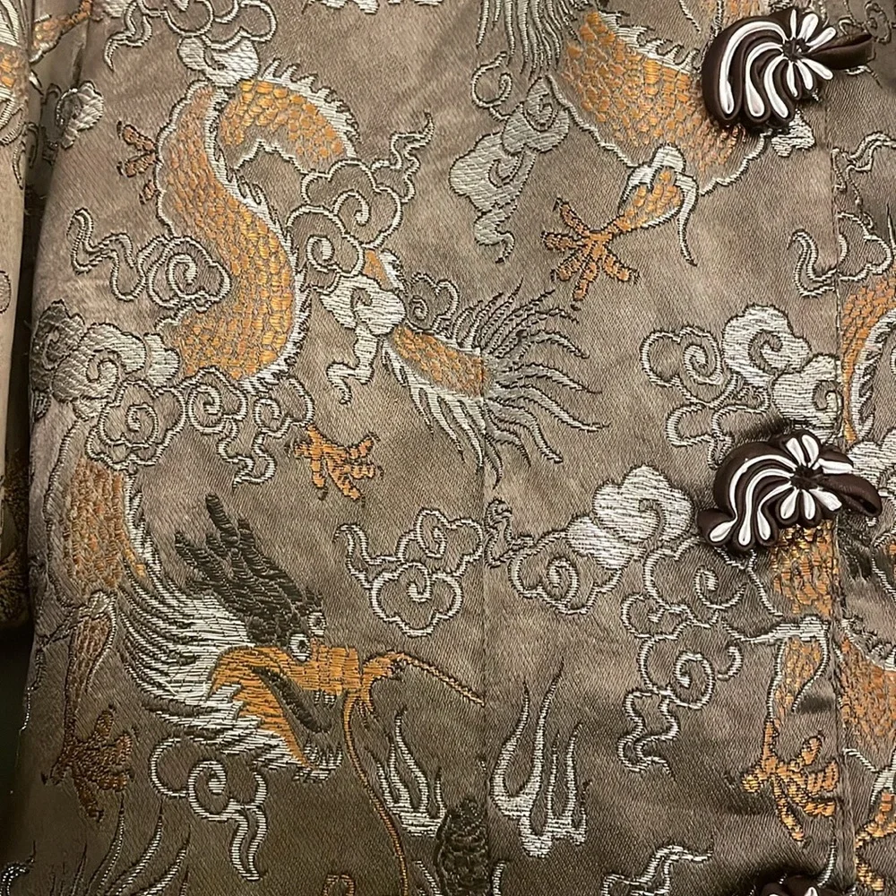 3 for $25! Asian Dragon Print Women’s Jacket,‎  Size L